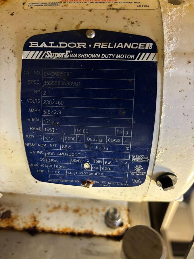 Used AMFEC Model 510 500 LB Paddle Mixer