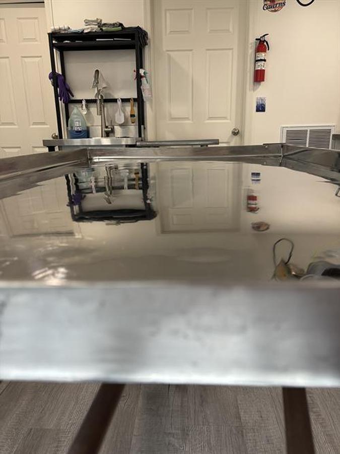 Used Latini 3ft x 5ft Stainless Steel Cold Table