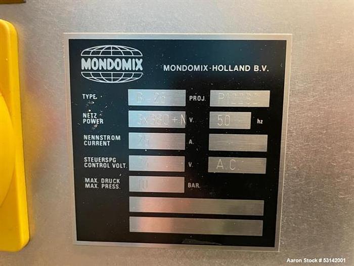 Used Haas Mondomix B.V B25 Continuous Aerator