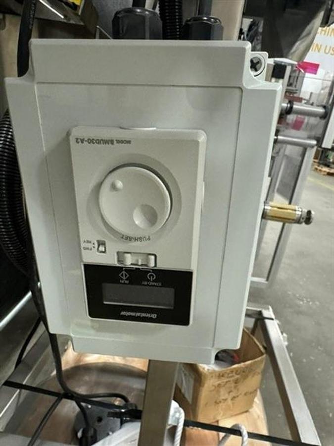 Used Marburg Model M-625FB Auto Cap Sealer/Shrink Bander