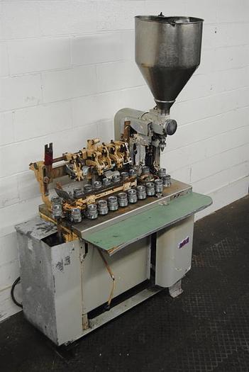 Used Arenco model GAB Metal Tube Filler & Sealer - Reconditioned and set for one size tube