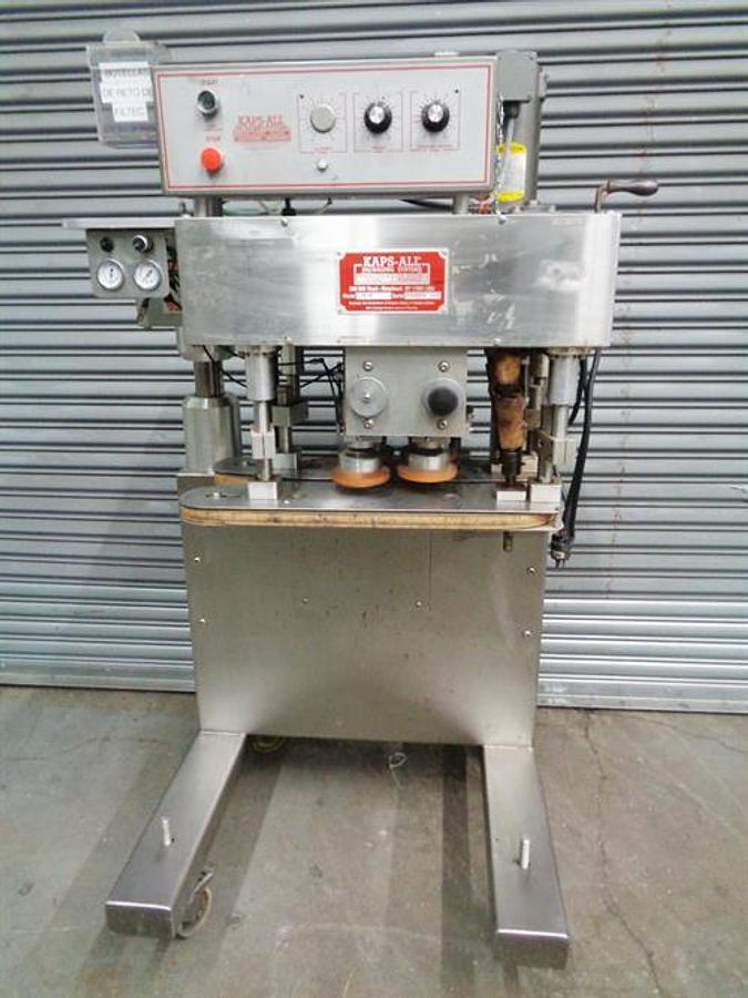 Used Kaps-All model F-4 cap retorquer