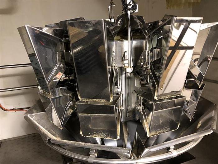 Used Zengran Form, Fill and Seal Machine with 10-Head Rotary Scale