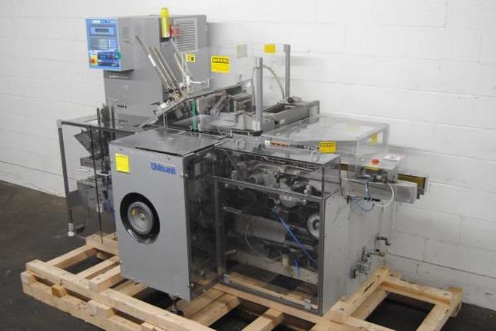 Used Uhlmann model C100 Cartoner with blister feed