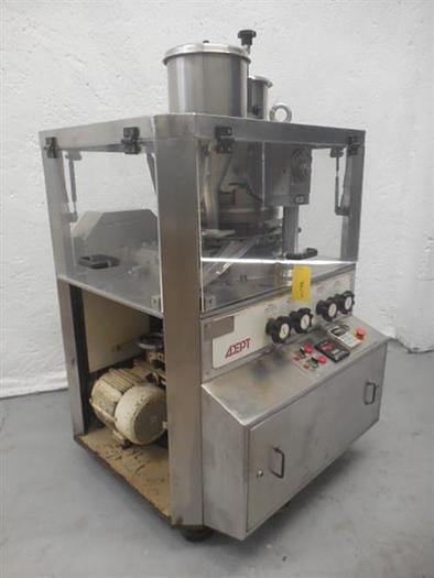 Used Adept stainless steel model ADR BB 35 station rotary tablet press