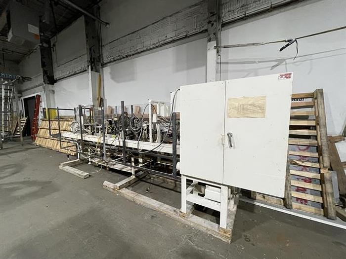 Used Bartelt model IM7 Pouch Packager with AMS Auger Filler and  liquid filler
