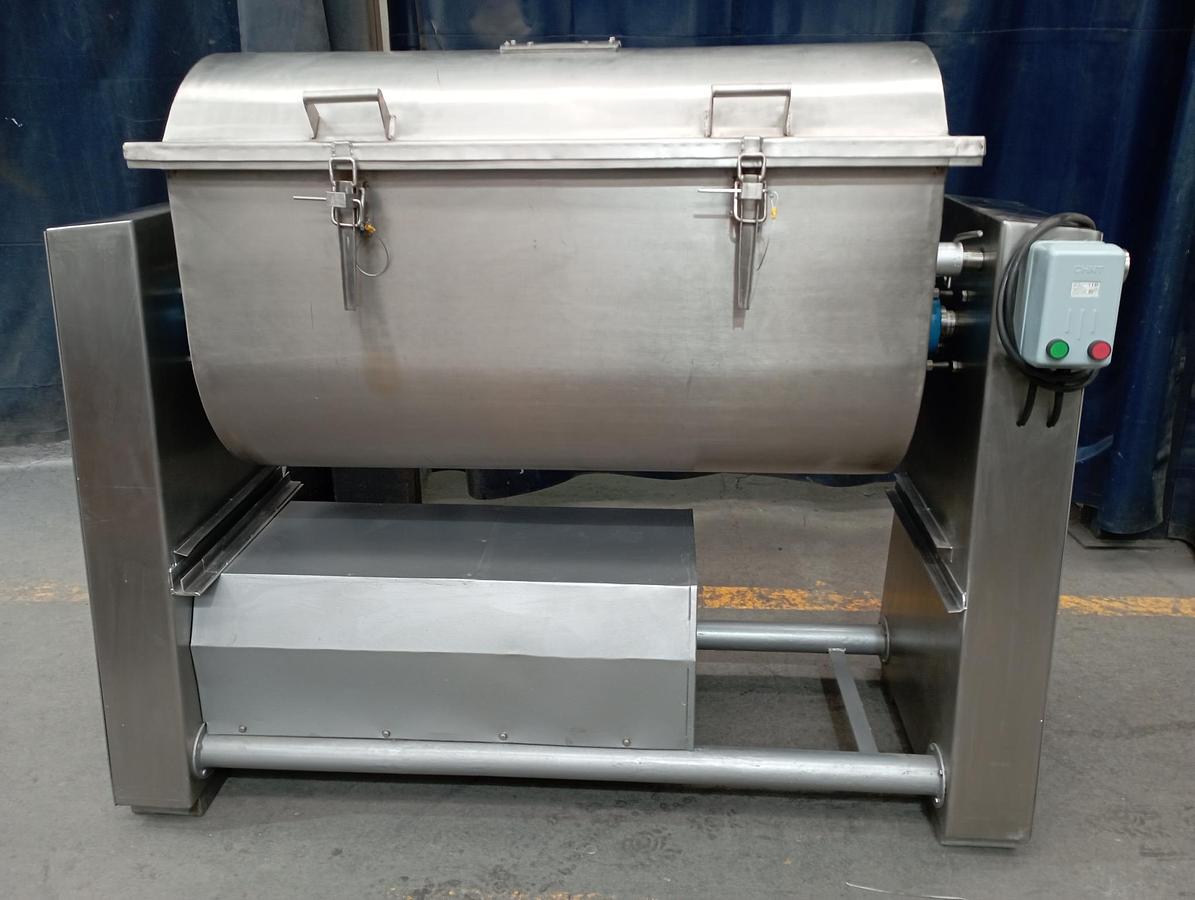 Used Stainless Steel 13 cu-ft Ribbon Blender