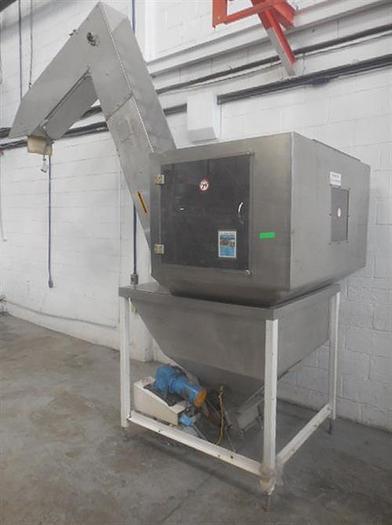 Used Omega model H-1-18 stainless steel boat feeder.