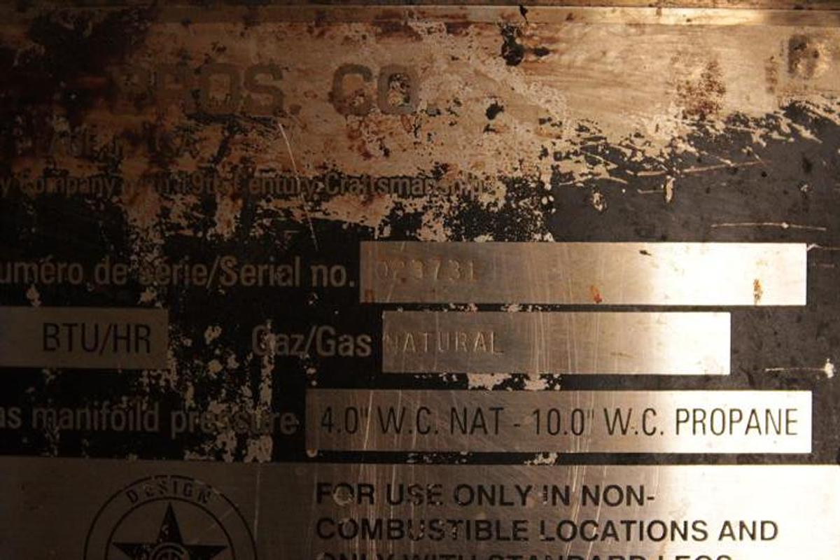 Used Savage 20 Stove with Portable Agitator