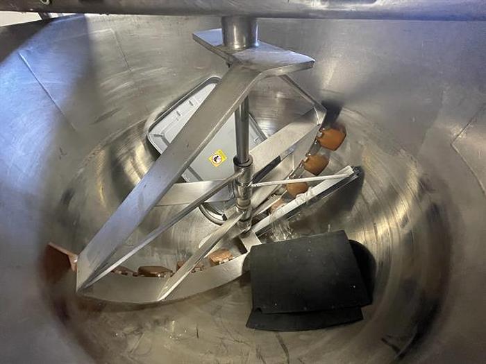 Used Lee 150 Gallon Stainless Steel and Jacketed Double Action Cooking and Mixing Kettle