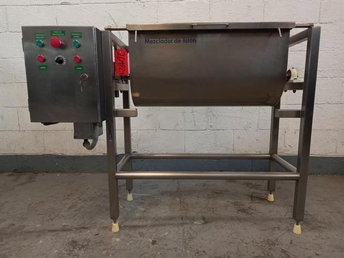 Used Stainless Steel 2 Cu Ft Ribbon Blender
