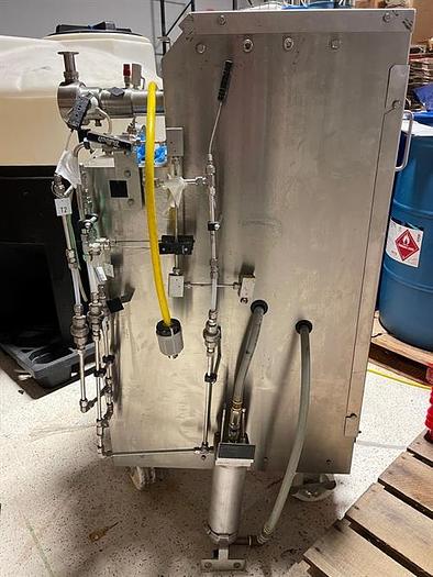 Used Microfluidics Model M110EH Microfluidizer  High Shear Liquid Processor