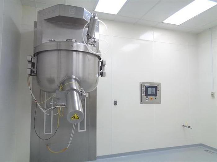 Used Vector Model GMX-600, 600 Liter Stainless Steel High Shear Granulator