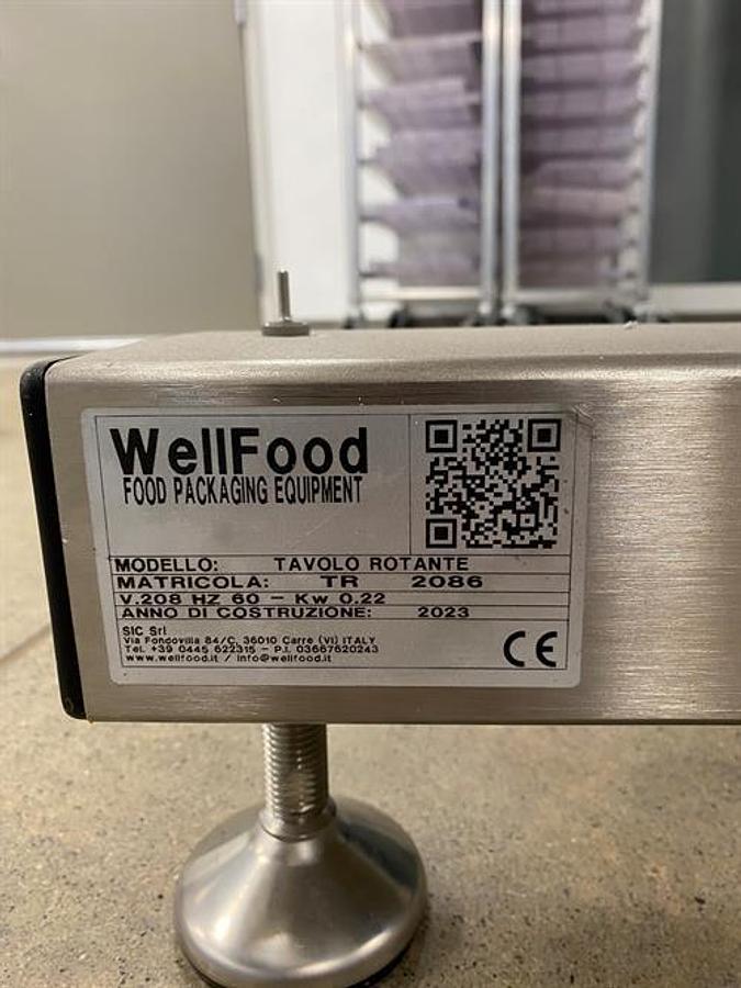 Used Well Food 48" Convex SS Accumulating Table (NEW - DEMO)