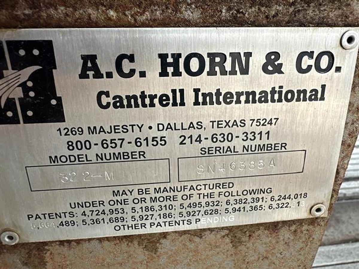 Used AC Horn model 322-M 1,000 lb/hr 3-bag Dry Nut Roaster