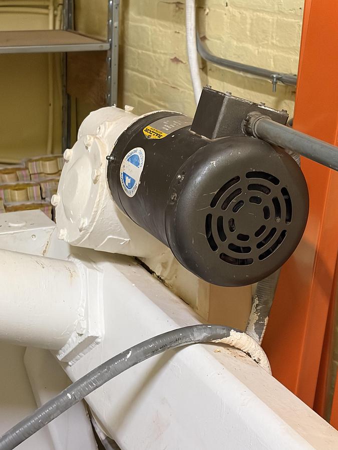 Used (3) Latini 42" Stainless Steel Coating Pans on Common Base