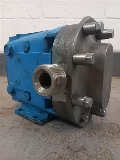 Used SPX Flow model 006U1 stainless steel positive displacement pump