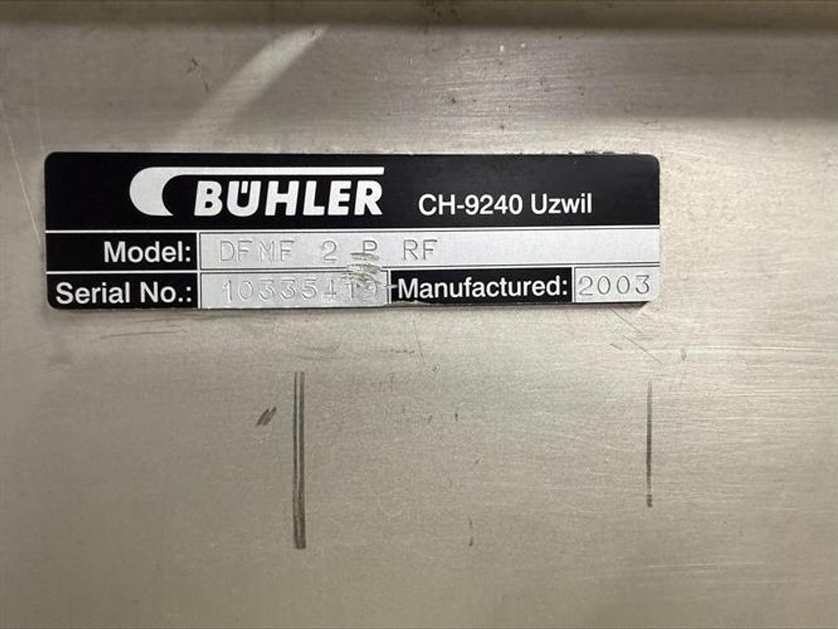 Used Buhler Model DFMFRPMF SS Plow Mixer