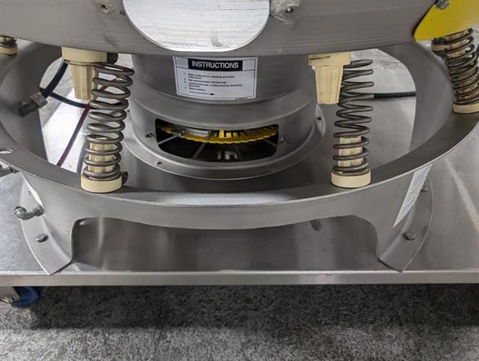 Usado Sweco model MX48Y686EPP4SDSETLWC  48" diameter single deck sifter (base only)