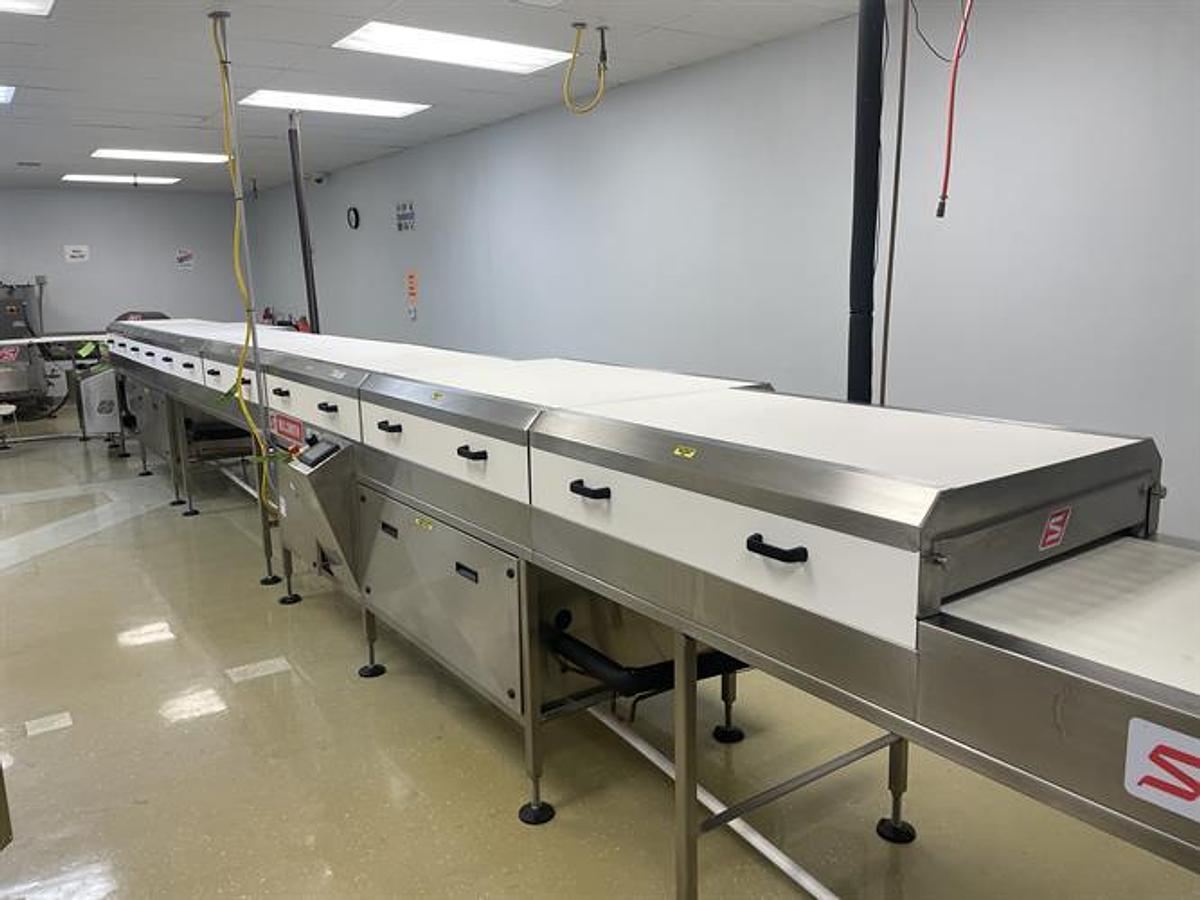 Used Sollich 620 (24") Caramel Nut Cluster Depositing Line - 150 clusters/minute