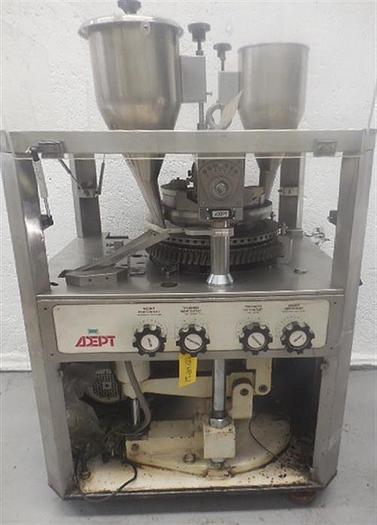 Used Adept Stainless steel 59 station rotary tablet press