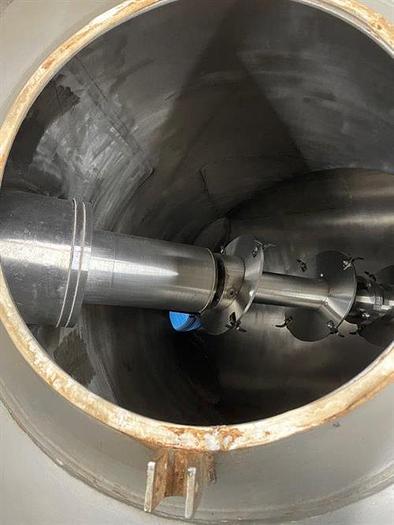 Used Patterson Kelley 60 cuft Stainless Steel V-Blender with Intensifier Bar