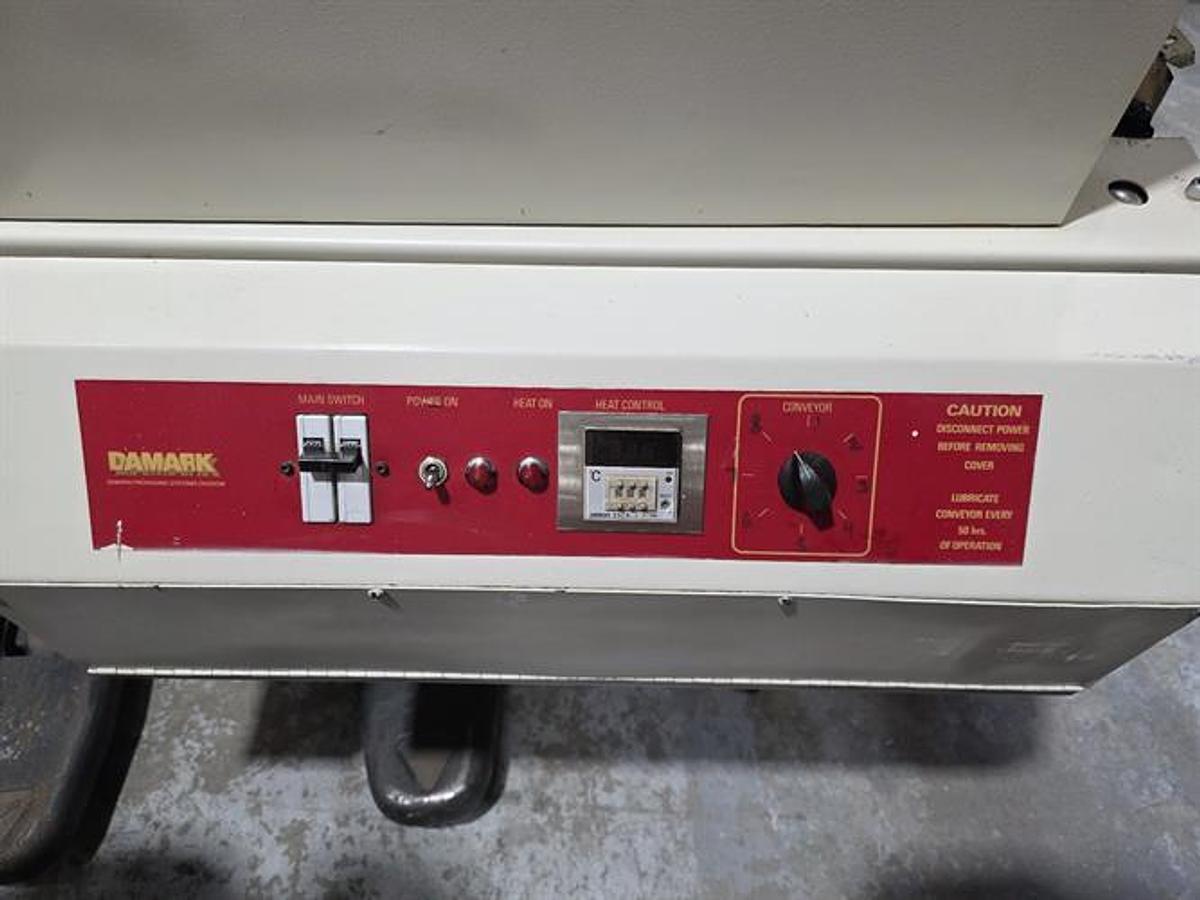 Used Damark FS1 Flow Through Shrink Wrapper with Tunnel