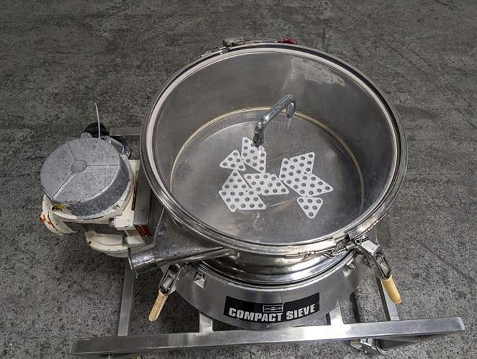 Used Russel Finex model 17240 22" diameter single deck sifter