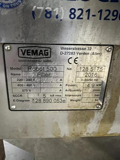Used Vemag Model Robot 500 with Guillotine Cutter
