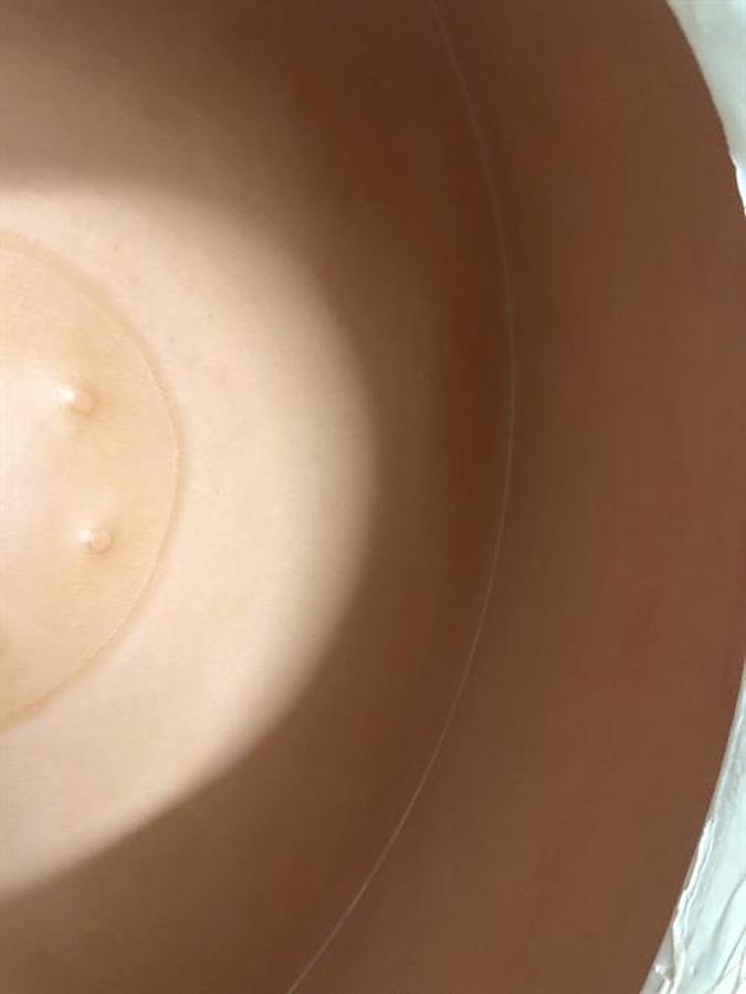 Used O'Hara 40" diameter canvas polishing pan