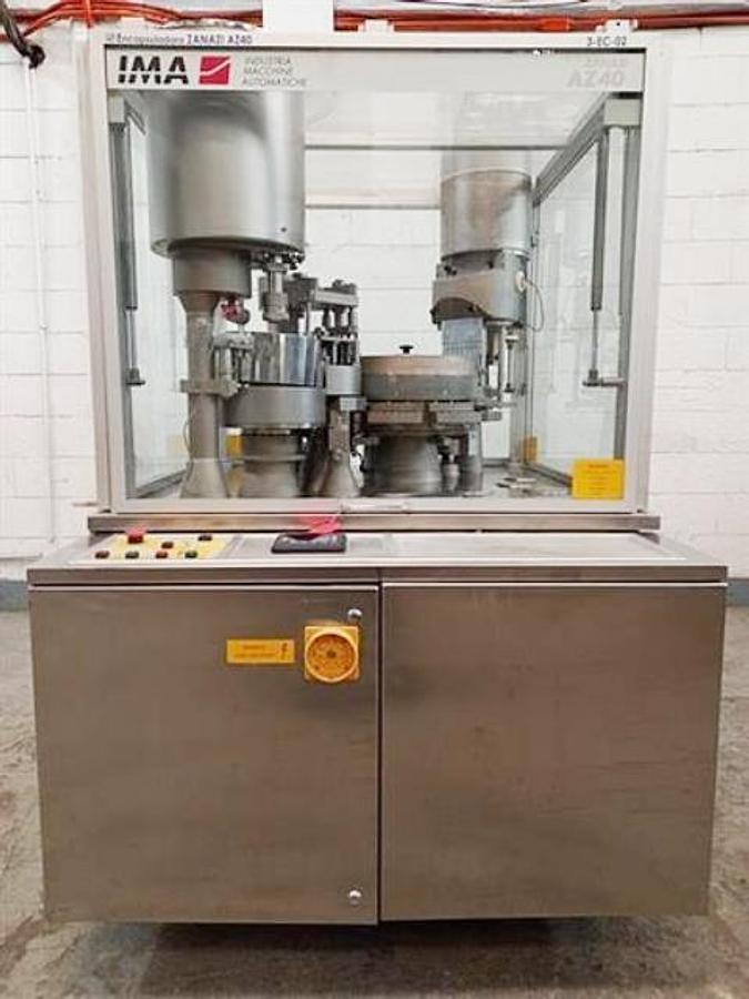 Used IMA Zanasi model AZ40 automatic capsule filler