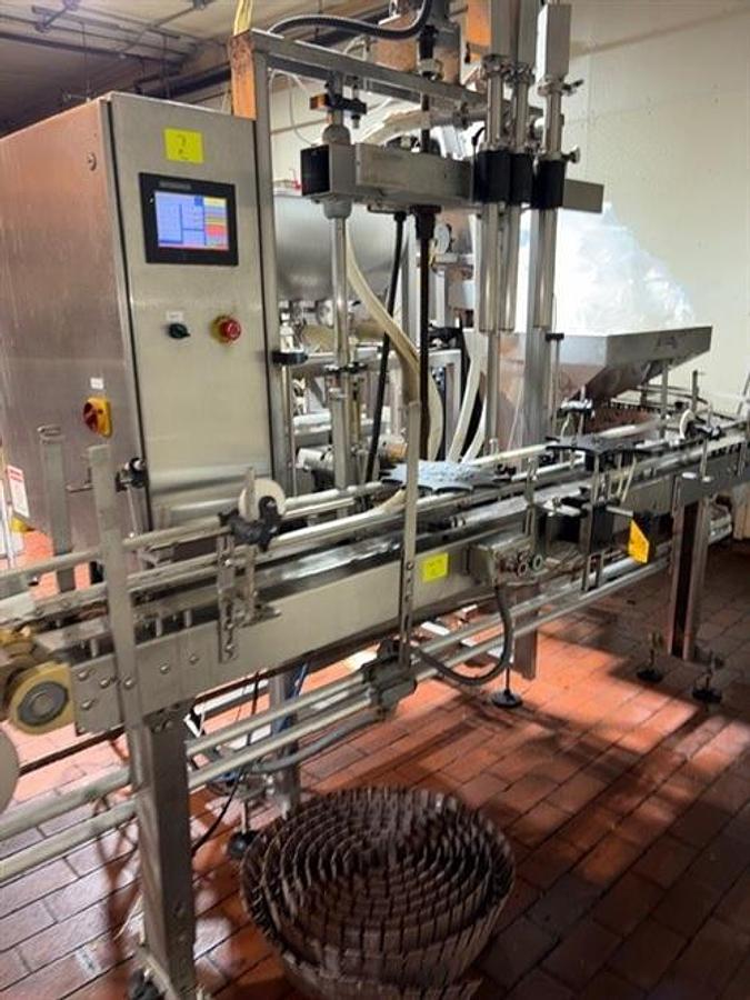 Used Fluid Packaging Solutions 3 Pump Filler