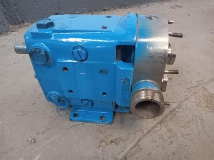 Used SPX Flow model 018U1 stainless steel positive displacement pump