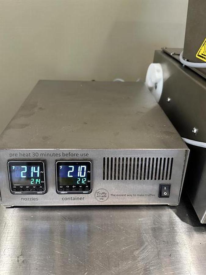 Used Truffly Made XL Universal Gummy Depositor with Molds and Panner