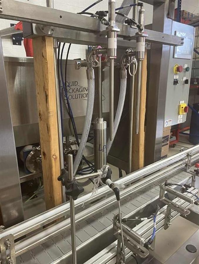 Used Liquid Packaging Solutions SS 2-Piston Filler
