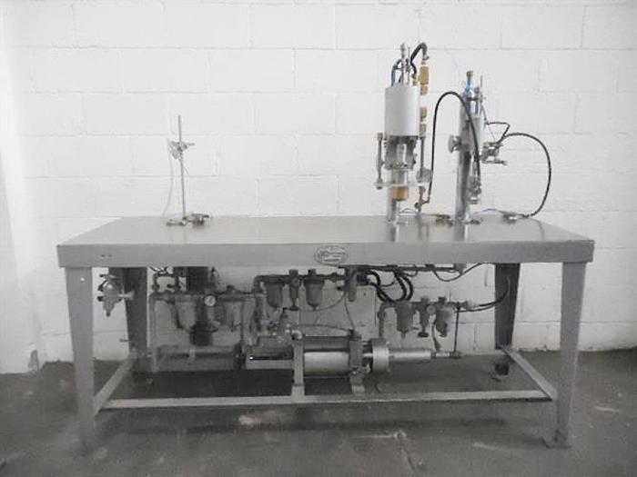 Used JG Machine Works Semi-automatic Aerosol Filling Line