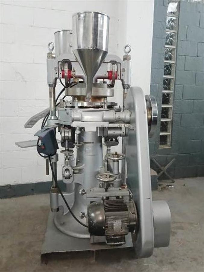 Used Manesty model BB3B 27 station rotary tablet press
