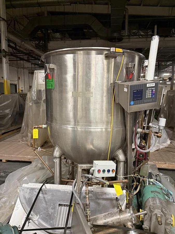 Used Groen 300 Gallon Cooking with High Shear Mixer