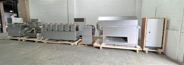 Used Loynds 300 mm Wide Rolling & Scoring Line for Chiclets