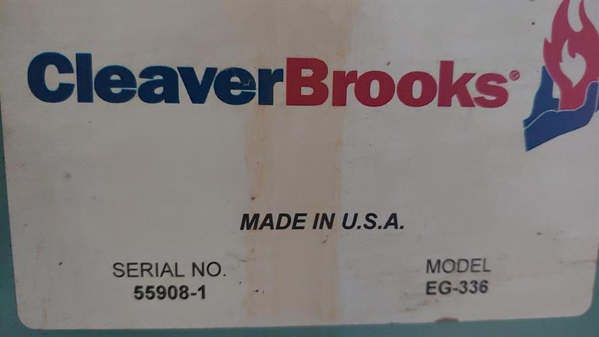 Used Hurst 850HP Gas Fired Boiler