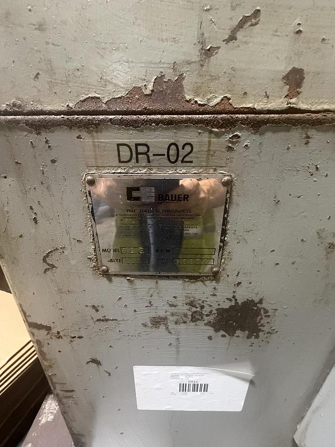 Used Bauer 322 1,000 lb/Hr Dry Nut Roaster