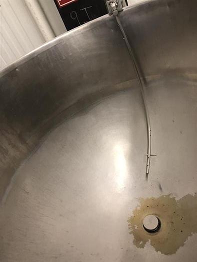 Used Lee 150 Gallon Stainless Steel Jacketed Cooking Kettle with Removable Basket