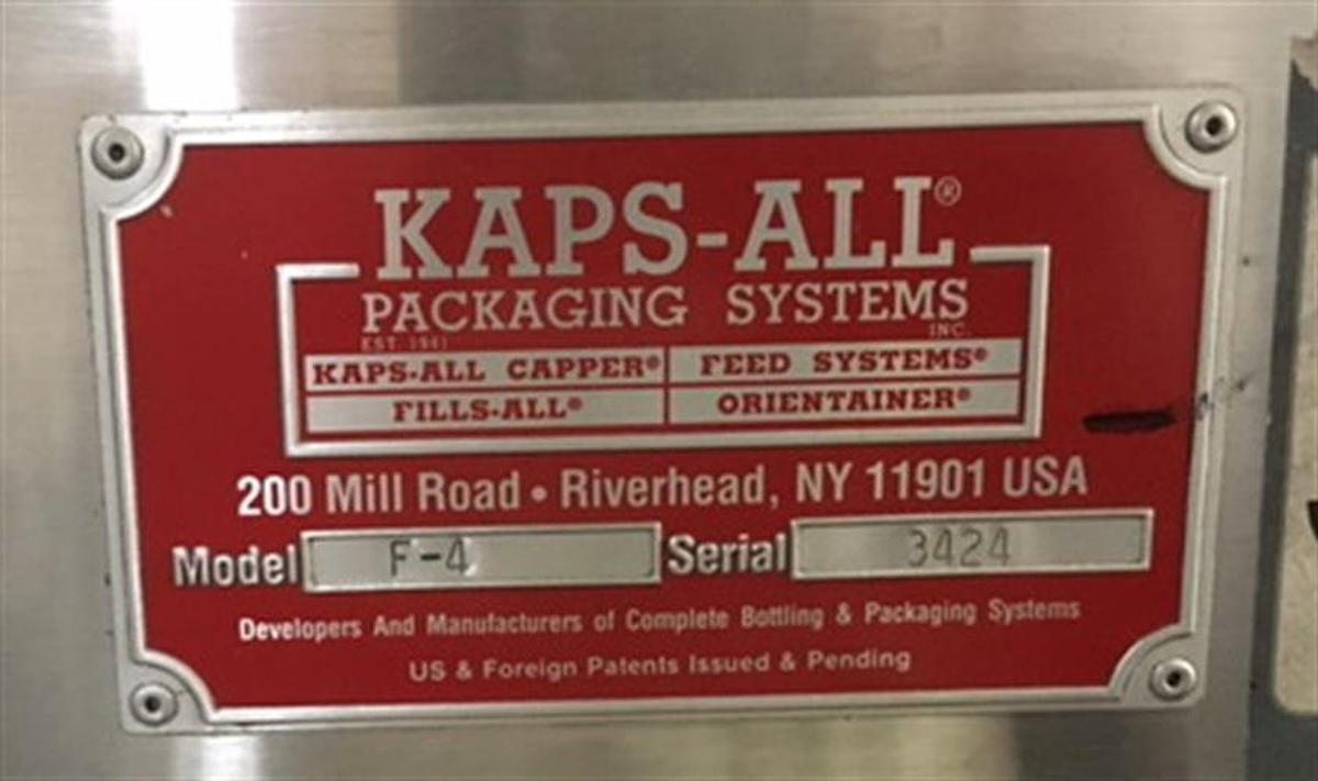 Used Kaps-All model F-4 cap retorquer