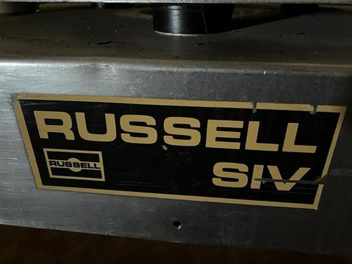 Used Russell model SIV 20" diameter stainless steel sifter