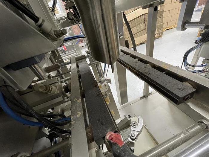 Used BairesPack Pre-made Doy Pouch Machine with 4-lane Linear Scale