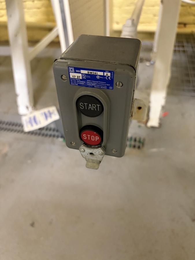 Used (2) Latini 42" Stainless Steel Coating Pans on Common Base