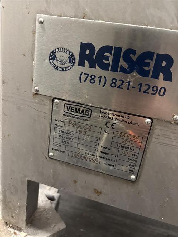 Used Vemag Robot 500 with Indexing Conveyor