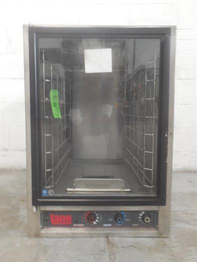 Used Lang stainless steel electric oven.
