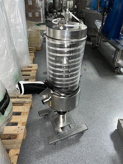 Used CroPharm model RF4-2 stainless steel rotary tablet deduster