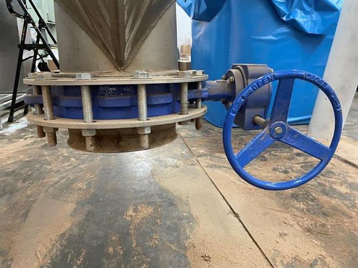 Used Patterson Kelley 60 cuft Stainless Steel V-Blender with Intensifier Bar